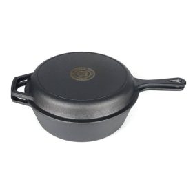 Milestone66 Cast Iron 3in1 Combo Pan Set 3.5 L