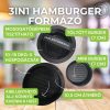 Presă pentru hamburger Milestone66 3în1, modelator, antiaderent
