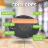 Öntöttvas Grillprés, húsvasaló - 17 cm Ø - Milestone66 