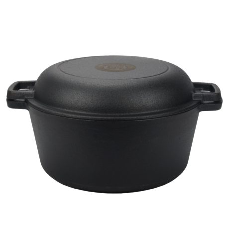 Öntöttvas Double Dutch Oven, 5 L - Milestone66 