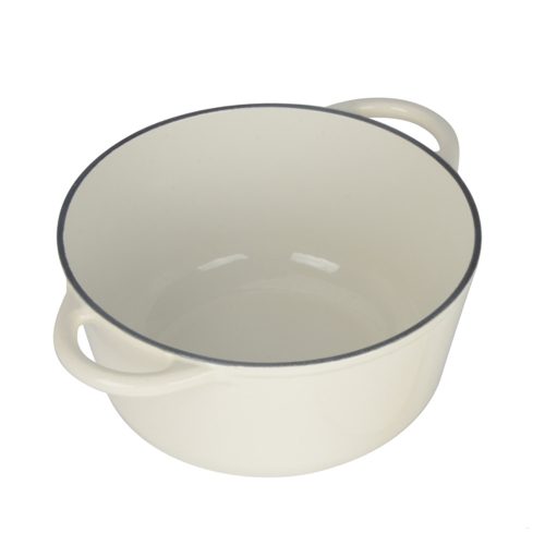 Zománcozott Öntöttvas Edény - 24 cm, Fedővel - Milestone66