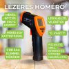 Infravörös lézeres hőmérő (-50 - 550 °C) - Milestone66 