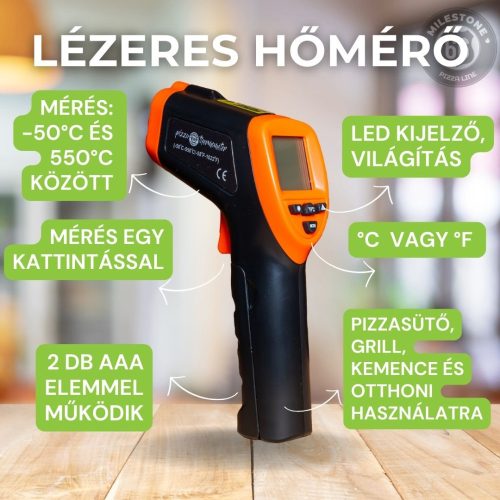 Milestone66 Laser thermometer up to 550°C