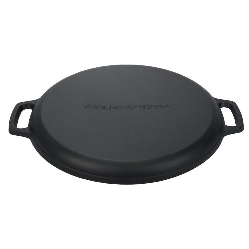 Pizzasütő öntöttvas vaslap 35 cm - Milestone66 