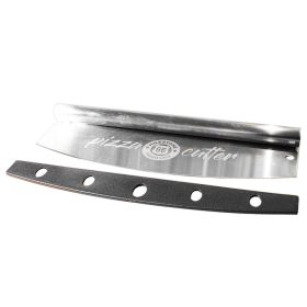   Pizzavágó, szeletelő - félhold alakú, 35 cm - Milestone66