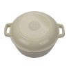 Zománcozott Öntöttvas Double Dutch Oven fedővel, 26 cm - Milestone66 