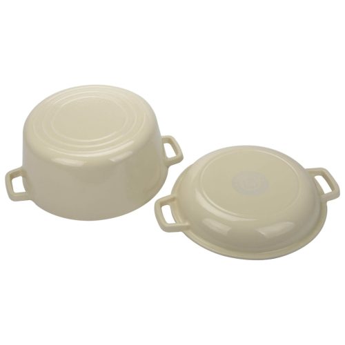 Zománcozott Öntöttvas Double Dutch Oven fedővel, 26 cm - Milestone66 