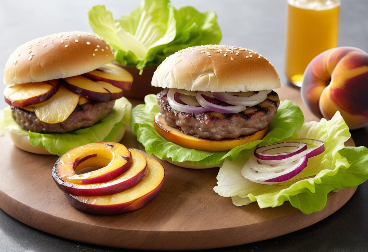 Hamburgerkaland: Peach Vidalia burger bemutató