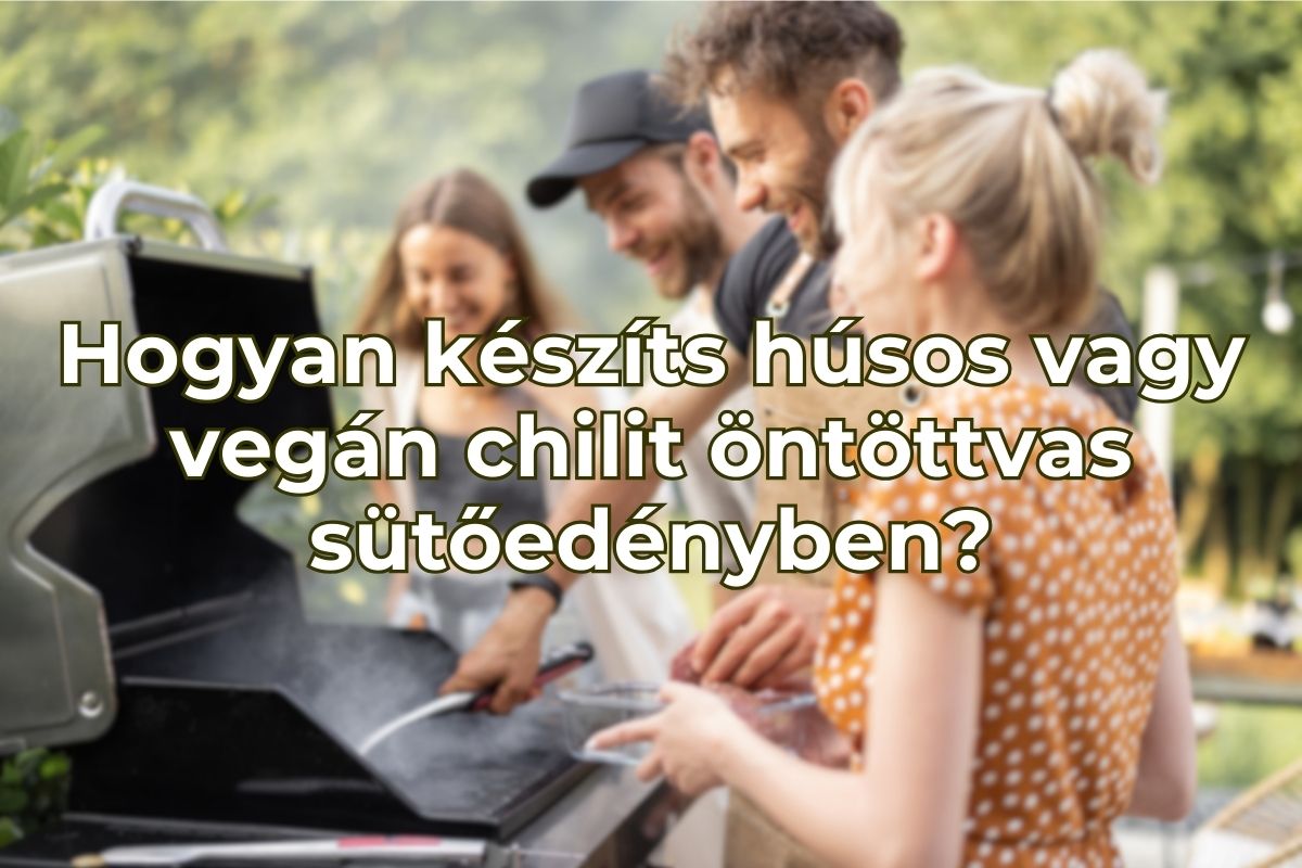 Hogyan készíts húsos vagy vegán chilit öntöttvas sütőedényben?